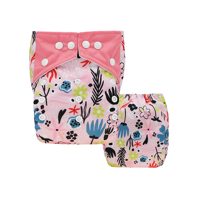 Washable Breathable Folding Baby Diapers