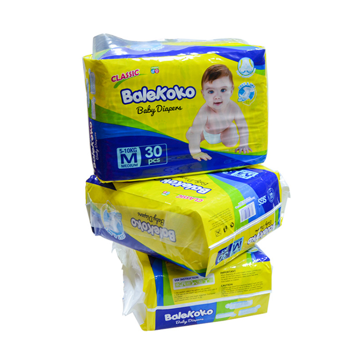 Lightweight Water Absorbent Diapers